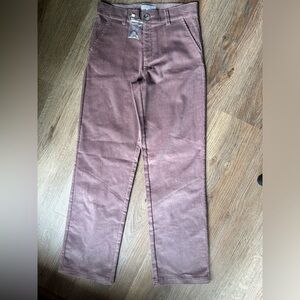 The Beaufort Bonnet Company boys Prep School Pants in mauve Corduroy. Size 12